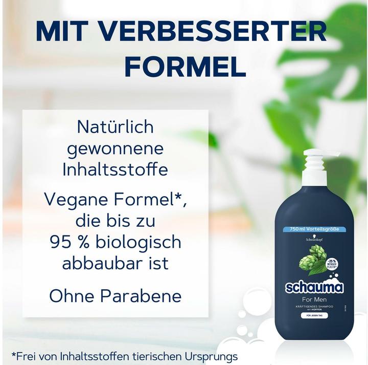Immagine prodotto Schauma Per gli uomini (Shampoo liquido, 750 ml)