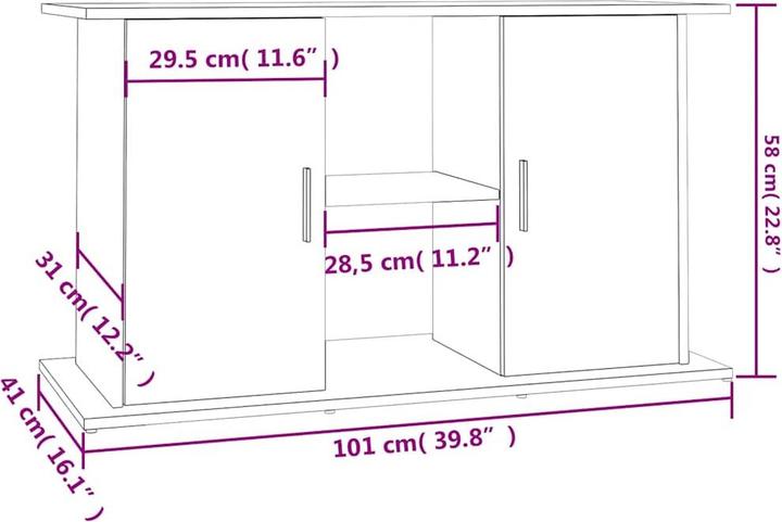 Produktbild vidaXL Aquariumständer