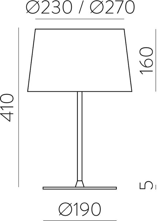 Produktbild ACB Iluminacion ACB Tischleuchte Stilo (E27)