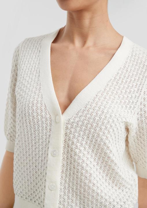 Produktbild s.Oliver Strickjacke Strickjacke mit Ajourmuster (L)