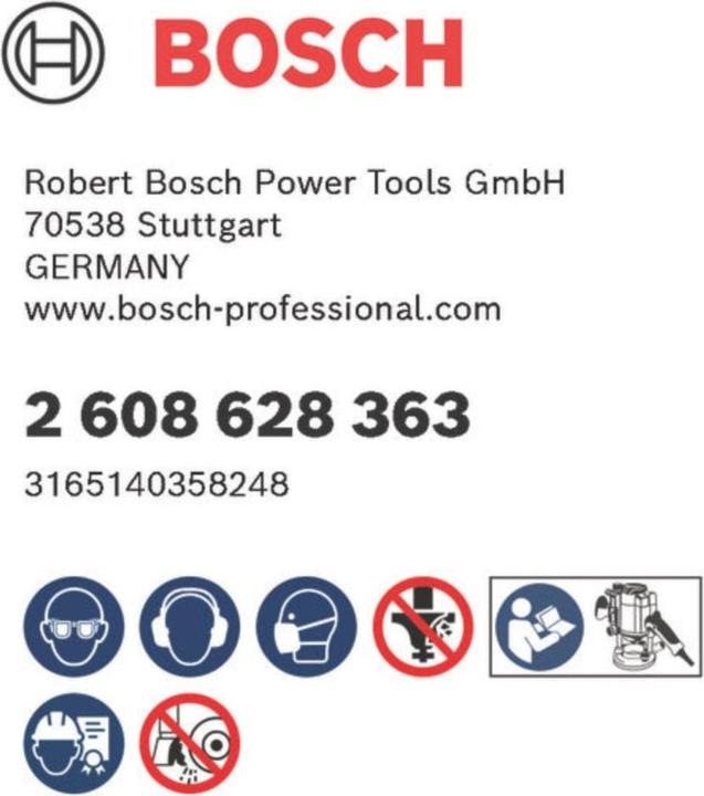 Produktbild Bosch Professional Zubehör Hohlkehlenfräser, 8 mm, R1 8 mm, D 28,7 mm, L 13 mm, G 54 mm