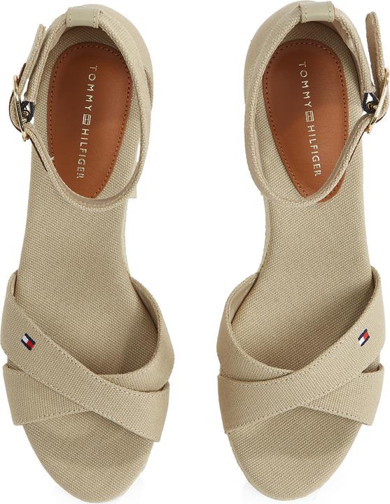 Actual product image Tommy Hilfiger Flag Criss-Cros Mid Wedge Espad (40)