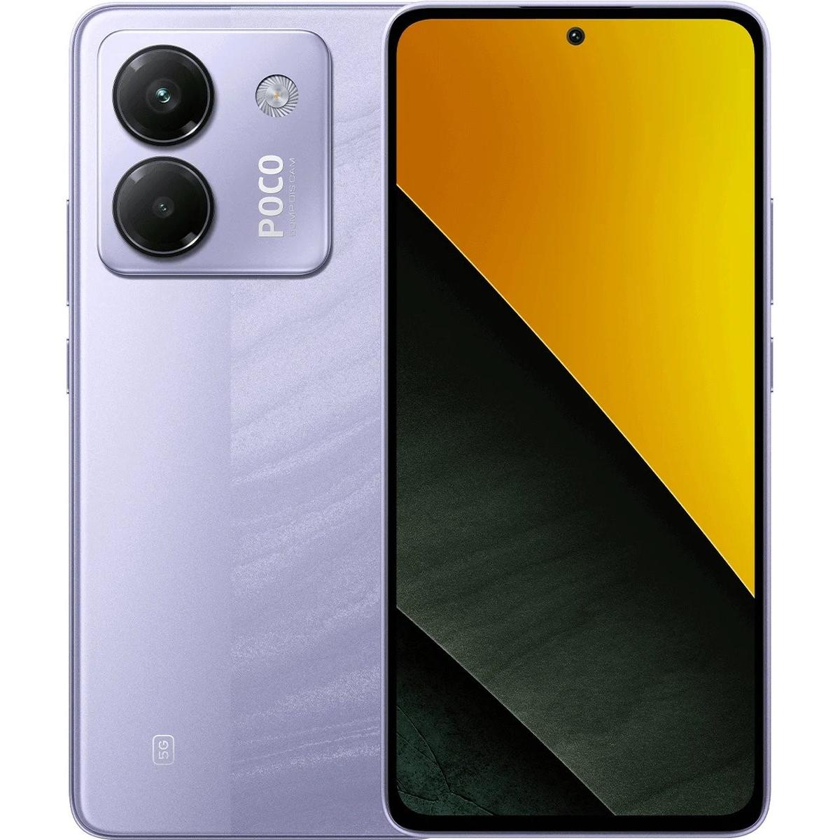 Xiaomi Poco M7 Pro (256 GB, Purple, 6.67", Hybrid Dual SIM, 5G), Smartphone, Violett