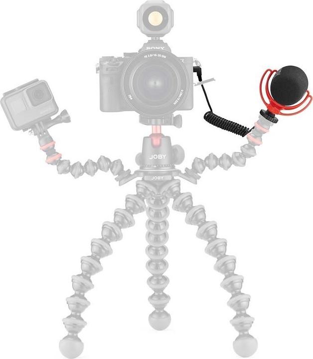 Actual product image Joby JB01675-BWW Microphone Black, Red Digital camera microphone