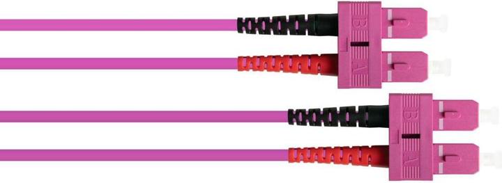 Produktbild Varia SO-33007 - Patchkabel LWL Duplex OM4 (Multimode, 50125) SCSC, LSZH, 7,5m (7.50 m)