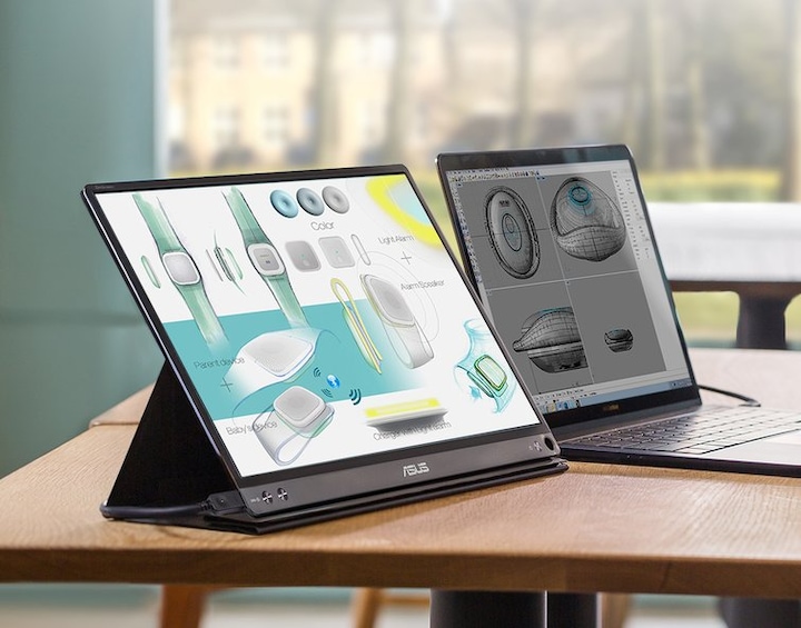 Actual product image ASUS ZenScreen MB16AC (1920 x 1080 pixels, 16")