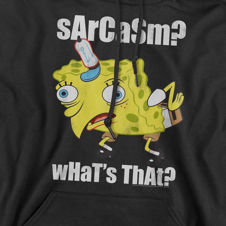 Image du produit Spongebob Squarepants - Sweat à capuche SARCASM MEME - Homme (XL)