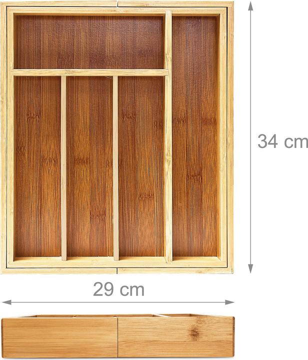 Produktbild Relaxdays Besteckkasten