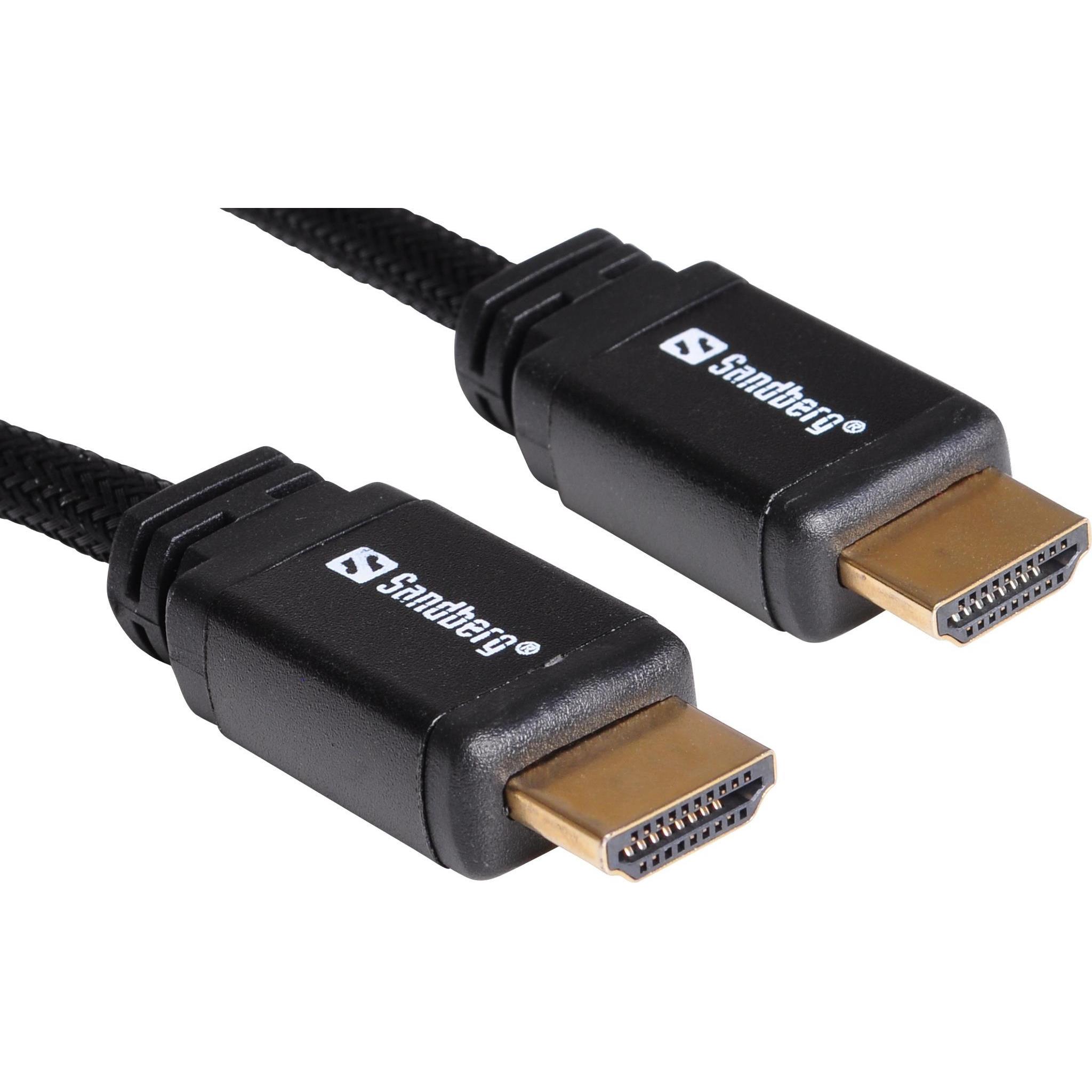 Thumbnail - Sandberg HDMI (Typ A) — HDMI (Typ A) (2 m, HDMI), Video Kabel