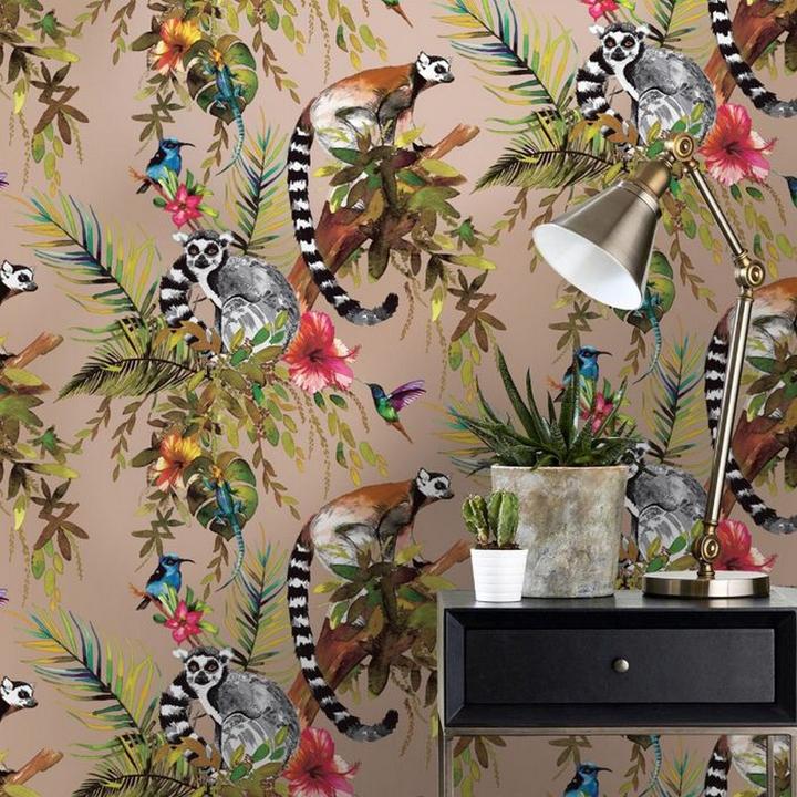 Produktbild Holden Décor Tapete Lemur (53.34 x 978.41 cm)