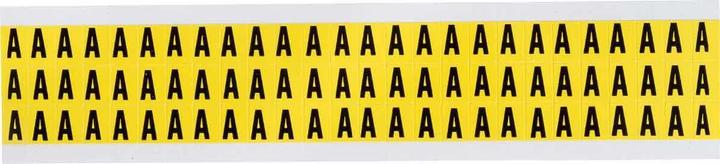 Brady 3410-A, B-499, Schwarz auf Gelb, 9 x 13mm, Buchstabe A, Schrifthöhe 8mm(25 K. á 78 E.)