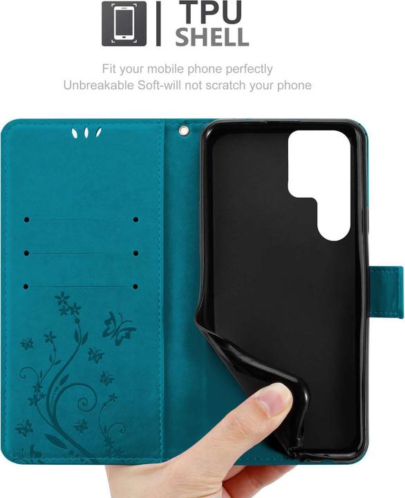 Immagine prodotto Cadorabo Custodia per Samsung Galaxy S23 ULTRA Flower Book (Samsung Galaxy S23 Ultra)