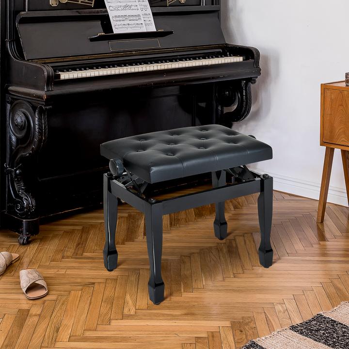 Immagine prodotto Homcom Panchina per pianoforte Elegante, robusta, durevole (Sedia da musicista)