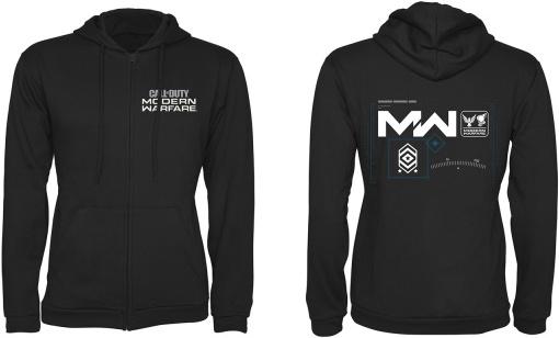 Actual product image Gaya Entertainment Call of Duty Modern Warfare Zipper Hoodie "Logo" Black (L)