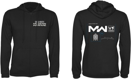 Gaya Entertainment Call of Duty Modern Warfare Zipper Hoodie "Logo" Black