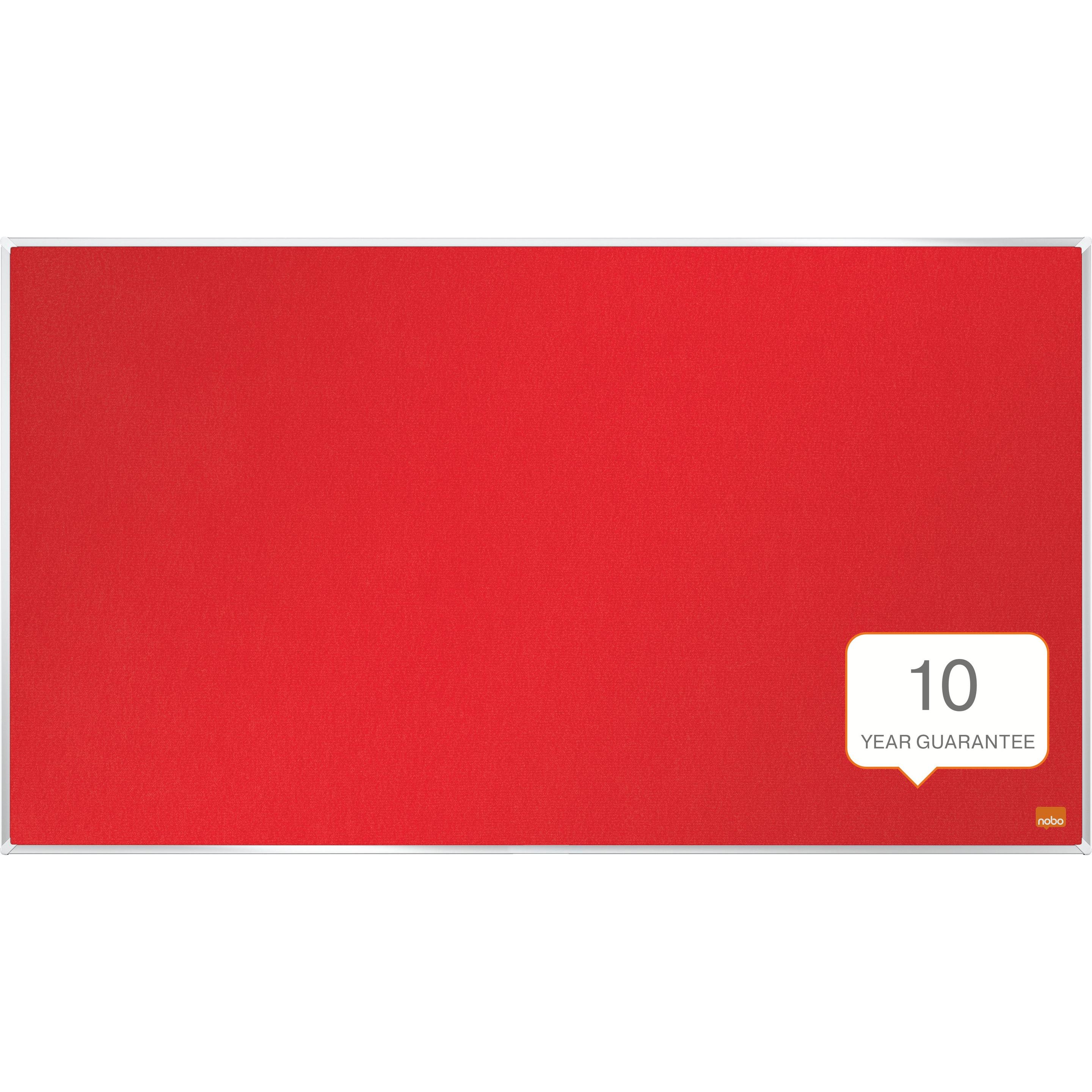 Nobo, Pinnwand, Filztafel Impression Pro 1915419 rot, 40x71cm (Pinnwand, 40 x 71 cm)