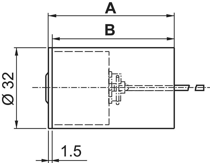 Actual product image Kaba External cylinder 20/star type M1508 (Locking cylinder)
