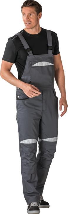 Produktbild Planam Latzhose grau/schwarz 46 (46)