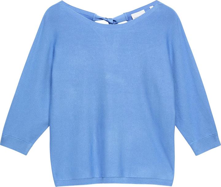 Produktbild Comma Feinstrickpullover mit Fledermausärmeln und Satinband (44)