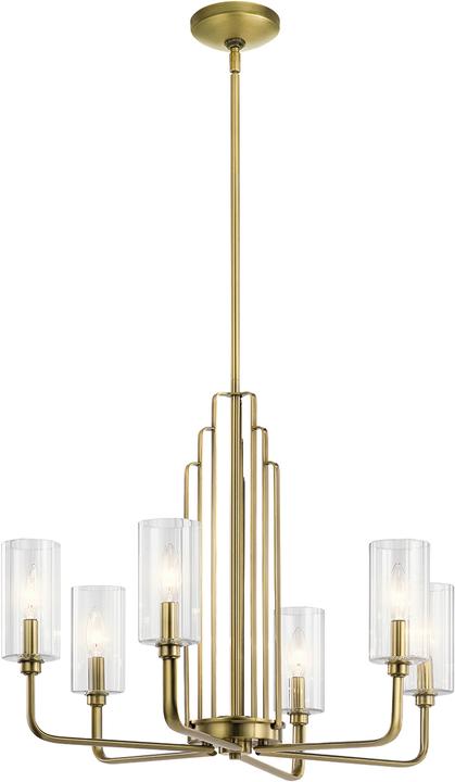 Brushed natural brass