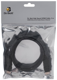 Produktbild Dr. Bott High Speed HDMI Kabel 2m (HDMI)