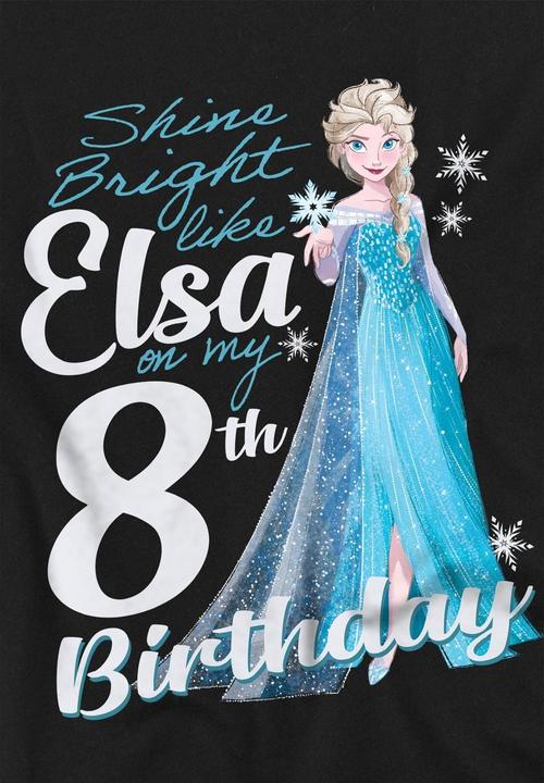 Produktbild Disney Frozen Bright Like Elsa TShirt 8 Geburtstag (152, 158)