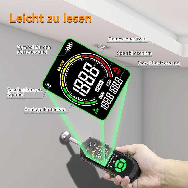 Actual product image Rdinscos Moisture Meter