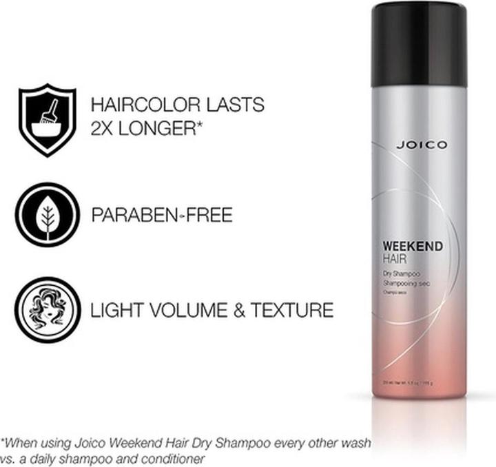 Actual product image Joico Style & Finish Weekend Hair Dry Shampoo 255ml (255 ml, Dry shampoo)