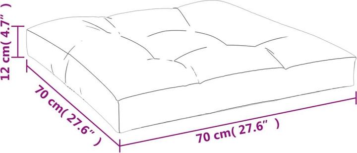 Image du produit VidaXL Thaddeus (70 x 70 x 12 cm)