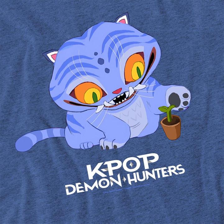 Produktbild K-Pop Demon Hunters Cute TShirt meliert (4XL)