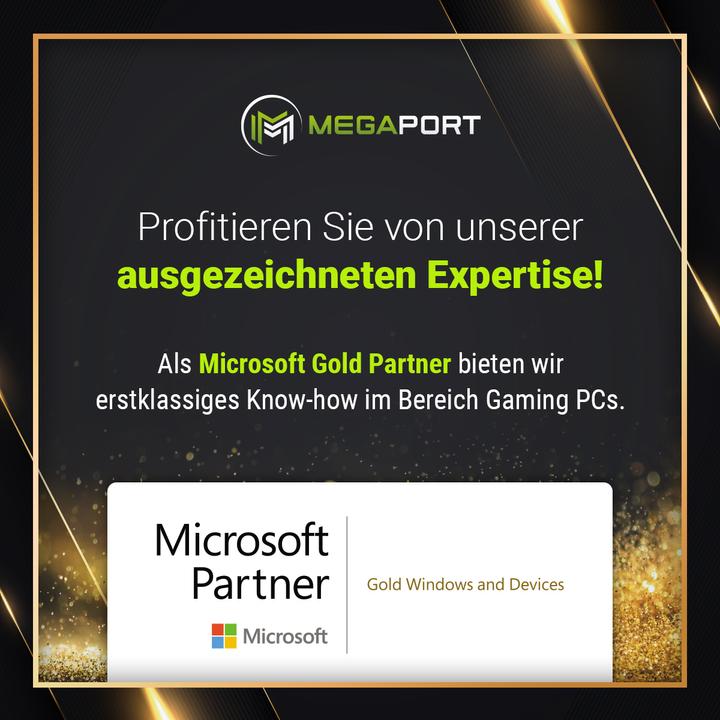 Produktbild Megaport Gaming PC AMD Ryzen 5 3600 (AMD Ryzen 5 3600, 16 GB, 240 GB)