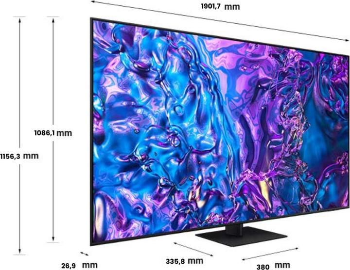 Image du produit Samsung TV QLED 85" Q70D 2024, 4K, Smart TV (85", Q70D, QLED, 4K, 2024)