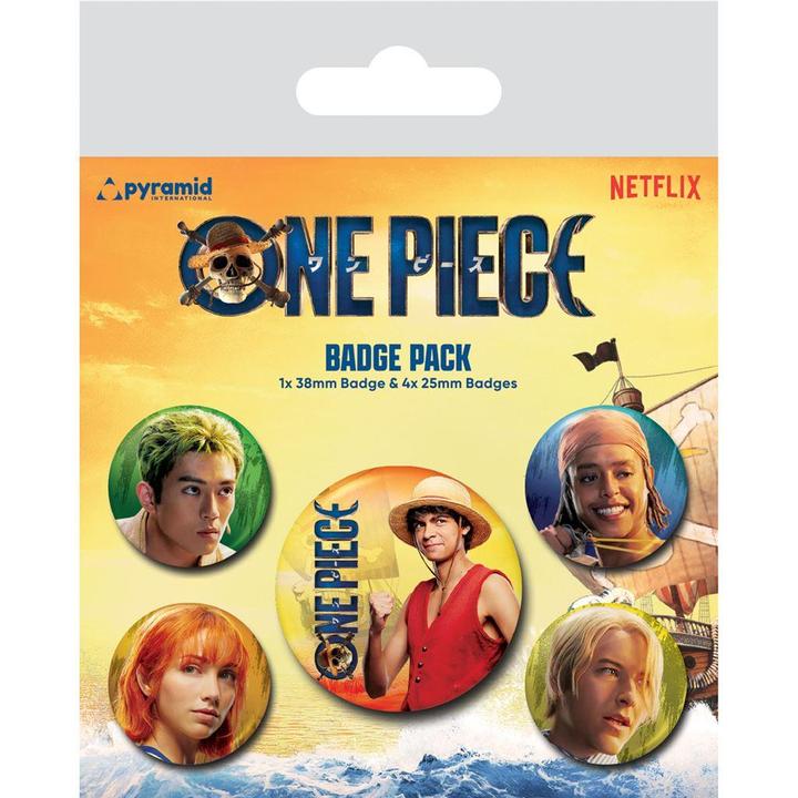 Immagine prodotto One Piece Straw Hats Distintivo Misura Confezione 5