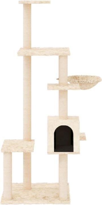 Produktbild vidaXL Kratzbaum (142 cm, Creme)