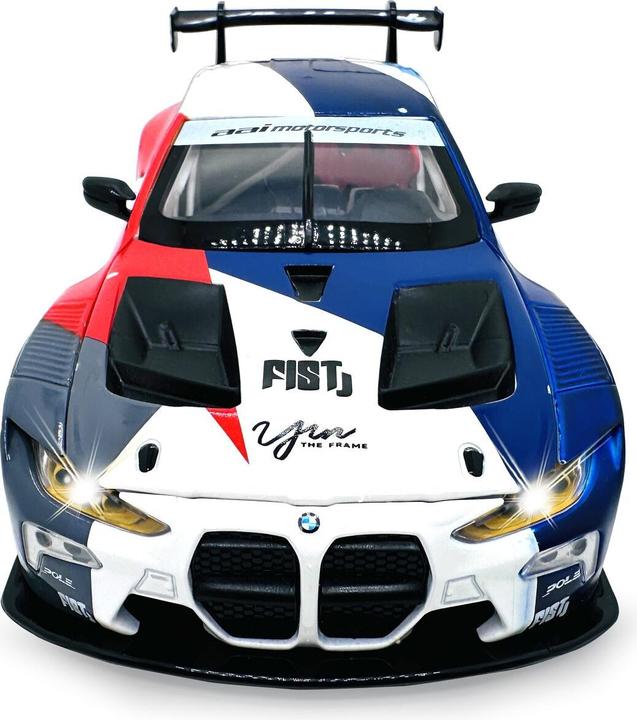 Actual product image BMW M4 GT3 Diecast 1:24 weiss inkl. Knopfzellen