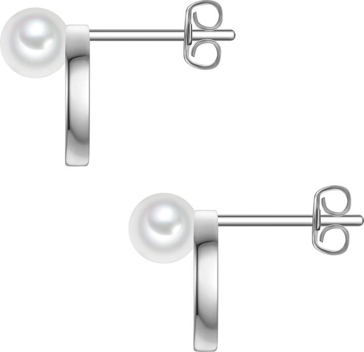 Produktbild Rafaela Donata Ohrstecker Sterling Silber Muschelkernperle weiss Zirkonia weiss - 38601 (Zirkonia, Sterling Silber, Muschelkernperle)