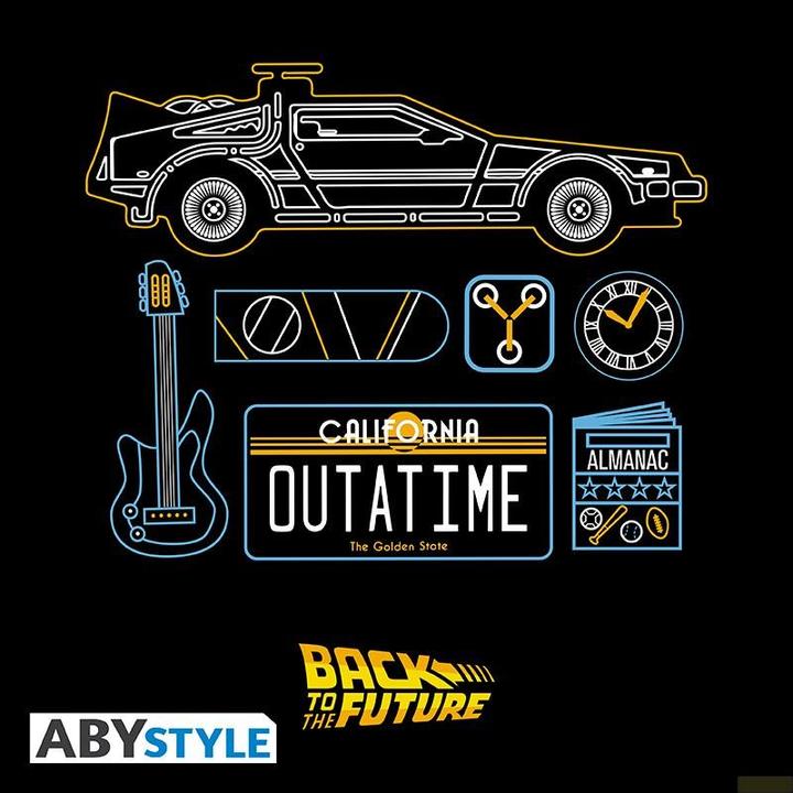 Produktbild ABYstyle BACK TO THE FUTURE - Tshirt DeLorean man SS black - basic (XL)