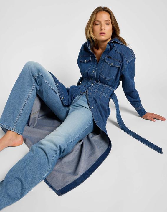 Immagine prodotto Lee Abito in denim Abito occidentale con cintura (M)