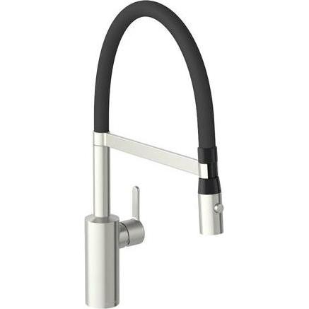 Damixa, Badarmatur, Køk.arm Silhuet Pro Utud stål udtr kold