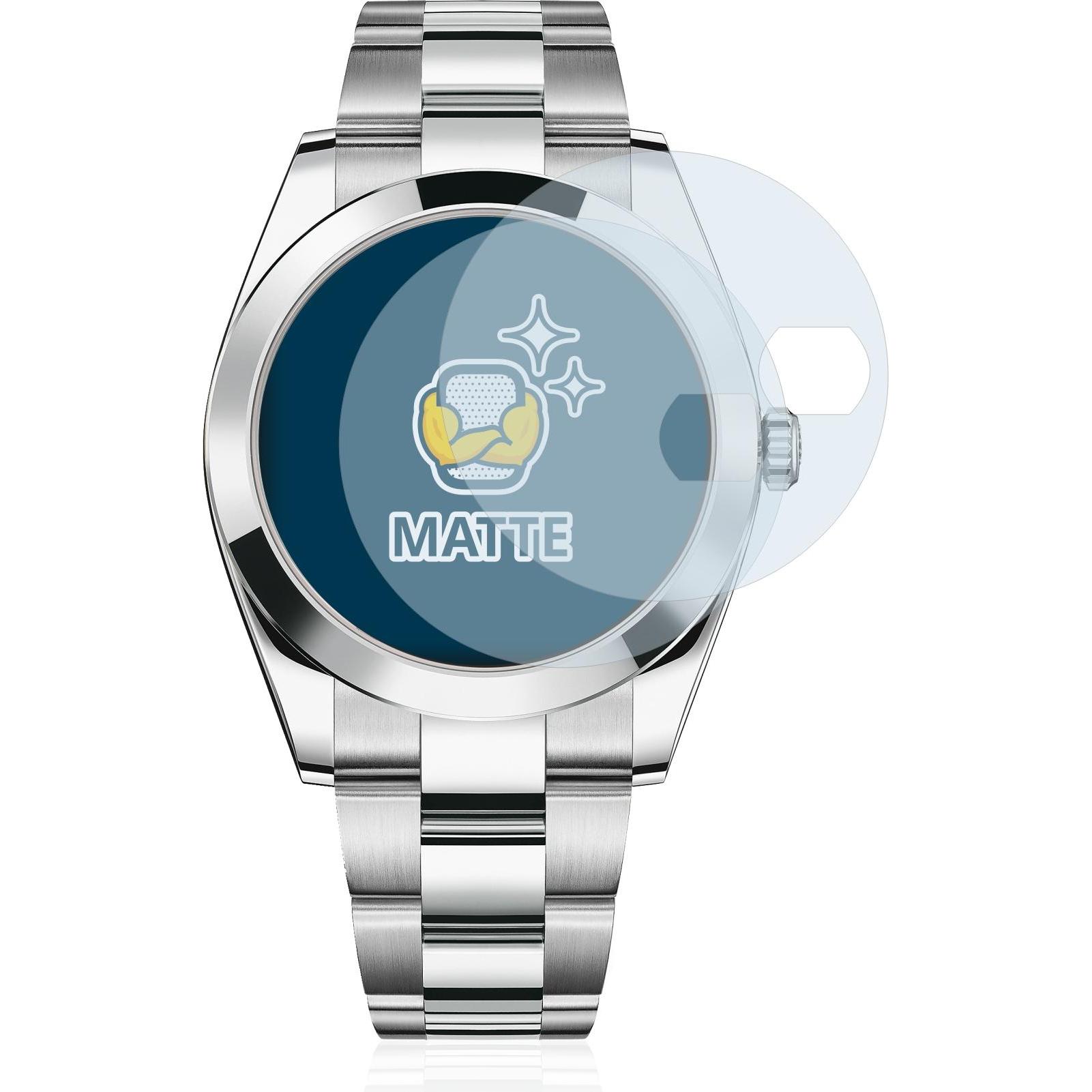 Thumbnail - BROTECT Entspiegelungs-Schutzfolie Displayschutz Matt, Smartwatch Schutzfolie, Grau