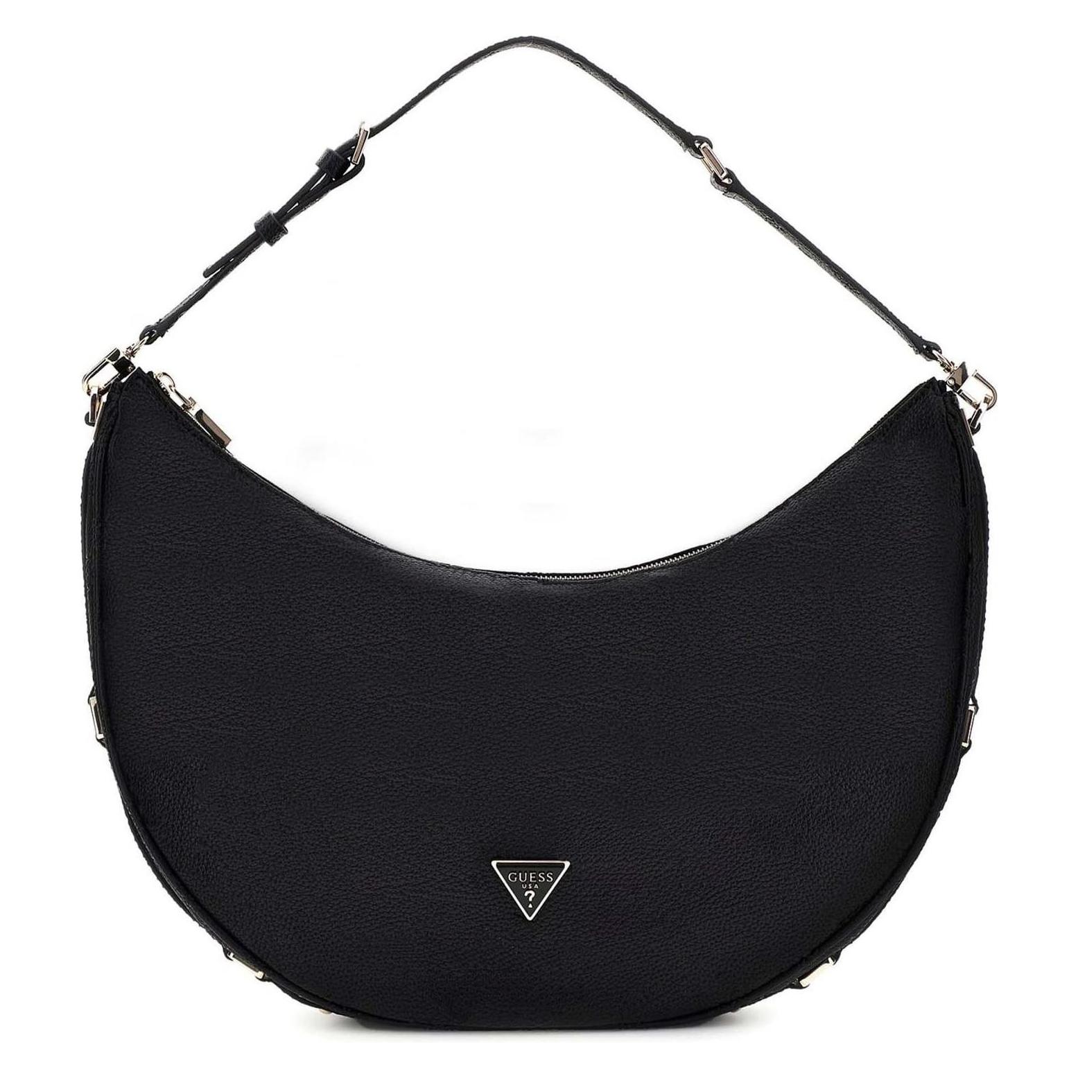 Guess, Damen, Handtasche, Cresidia Large Hobo Bag, Schwarz