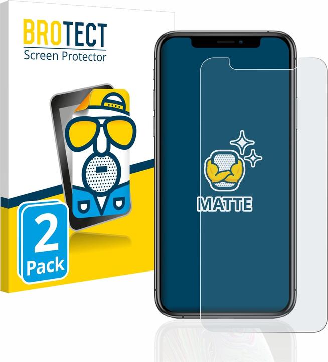 Immagine prodotto BROTECT Pellicola protettiva antiriflesso opaca (2 Pezzo/i, Apple iPhone XS)