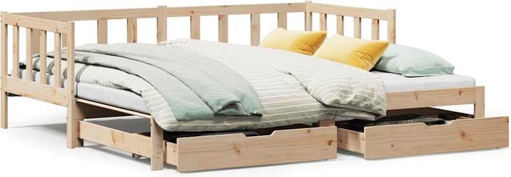 Image du produit vidaXL Lit de jour Extensible avec tiroirs (90 x 190 cm)