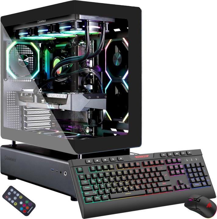 Actual product image Hyrican Gamemax N80 BK 7410 Ryzen 7 9800X3D 32GB/2TB SSD RTX 5080 Win11 (2000 GB, 32 GB, AMD Ryzen 7 9800X3D, GeForce RTX 5080)