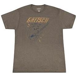 Gretsch, Herren, Shirt, Lightning Bolt T-Shirt, brn XXL, Braun, (XXL)