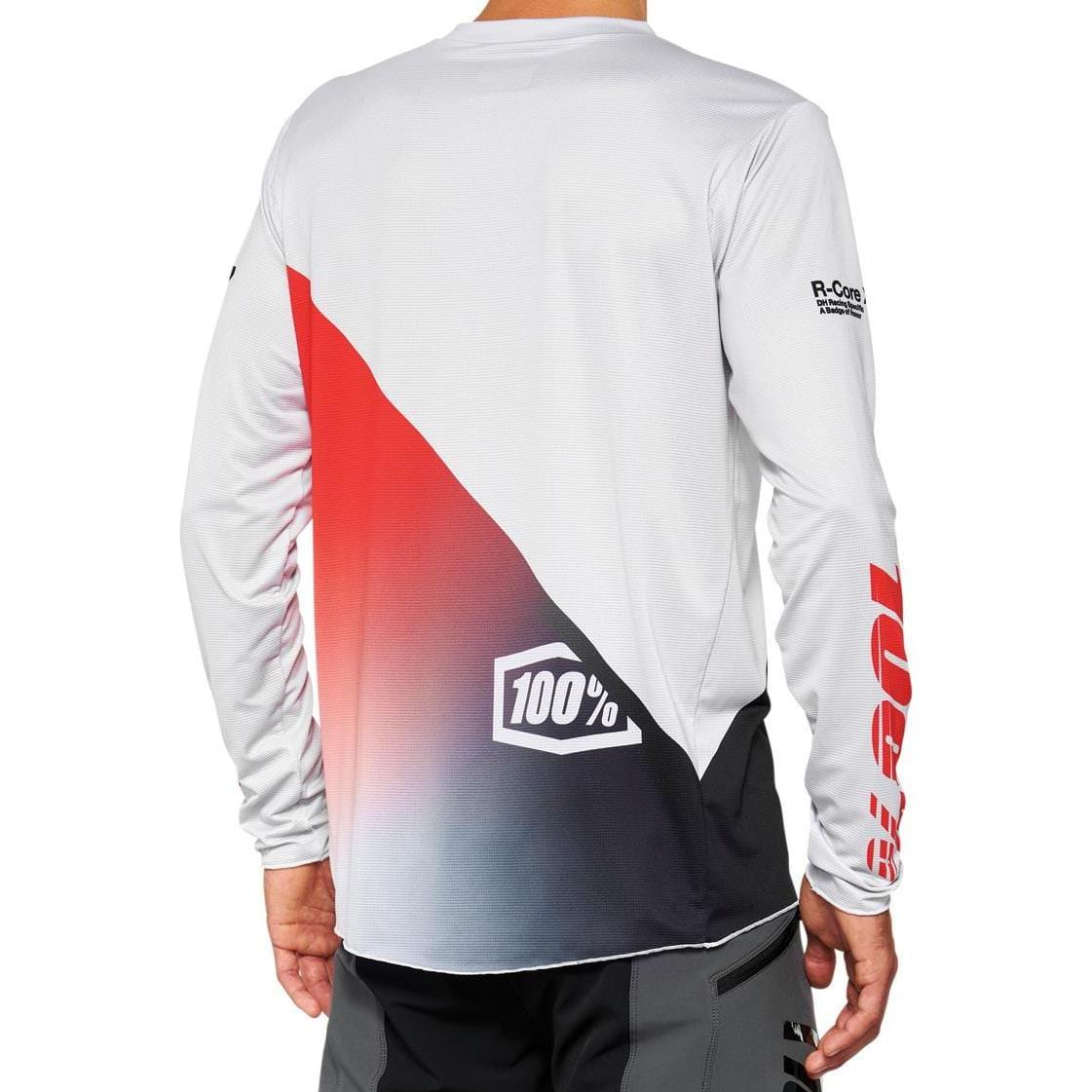 Thumbnail - 100%, Herren, Velotrikot, R-Core X Jersey (M), Grau, Rot, M