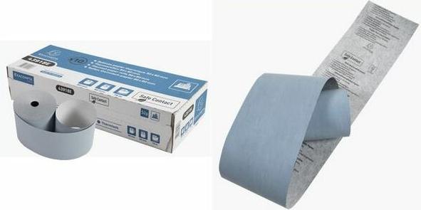 Produktbild Exacompta Thermorollen SafeContact, 80 mm x 44 m, grau-blau
