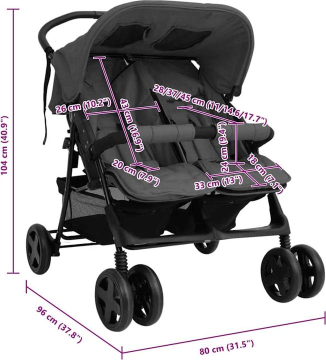 Immagine prodotto vidaXL Kinderwagen