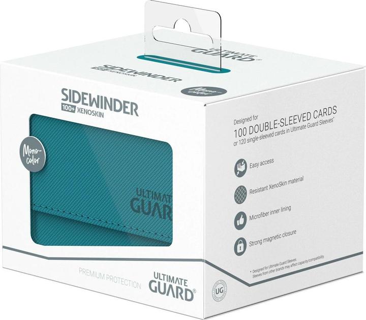 Actual product image Ultimate Guard UGD011215 - Sidewinder 100+ XenoSkin Monocolor, Petrol