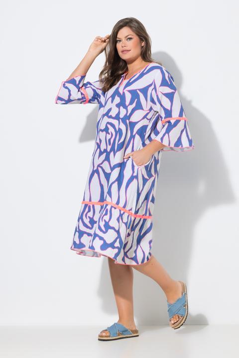 Image du produit Laurasøn Robe en mousseline à manches 3/4 (52)